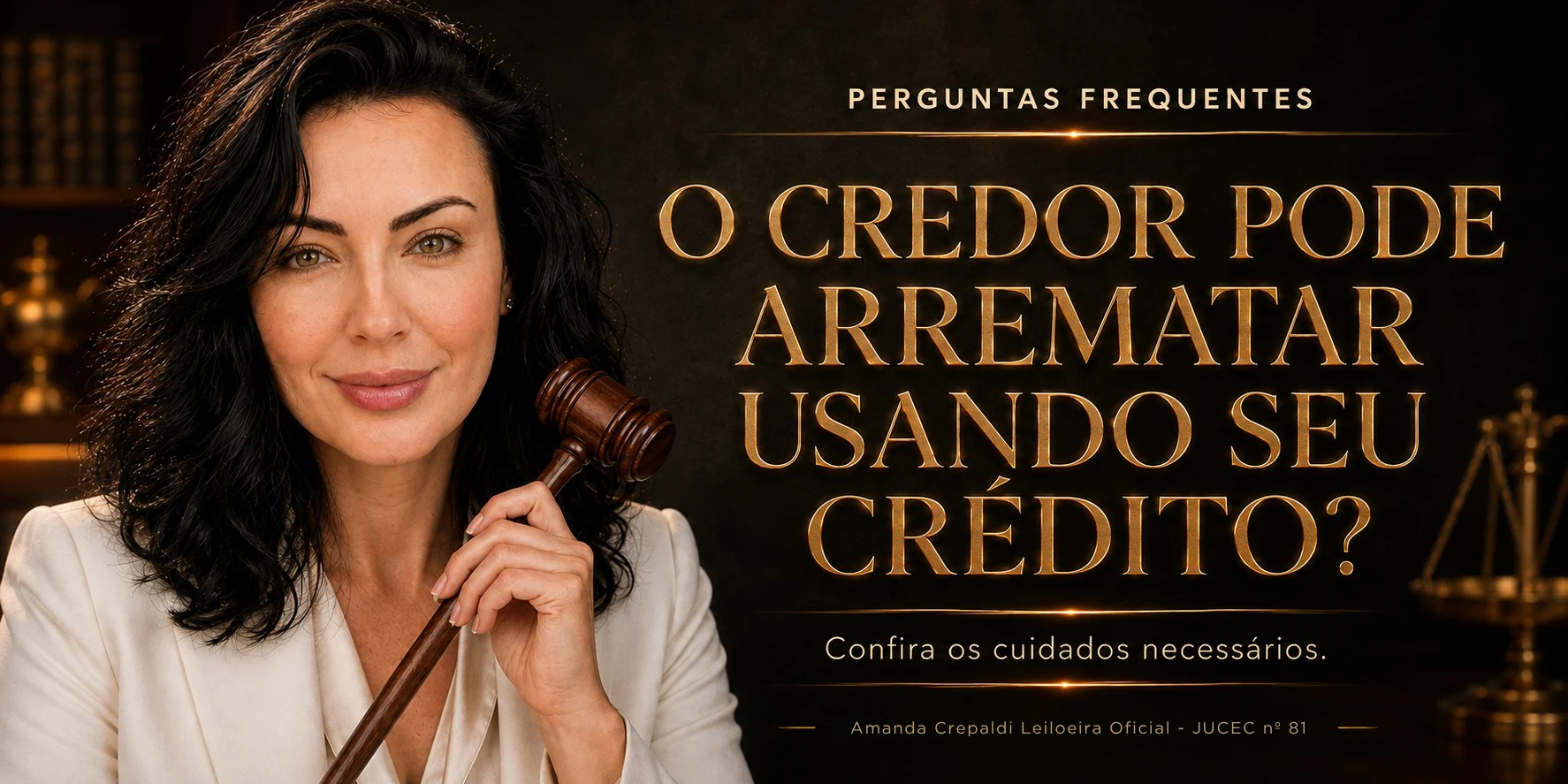Arte TJCE: O credor pode arrematar usando seu crédito?