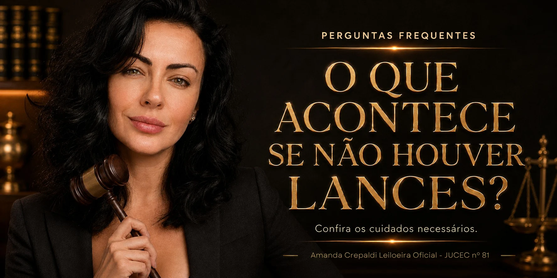Arte TJCE: O que acontece se não houver lances?