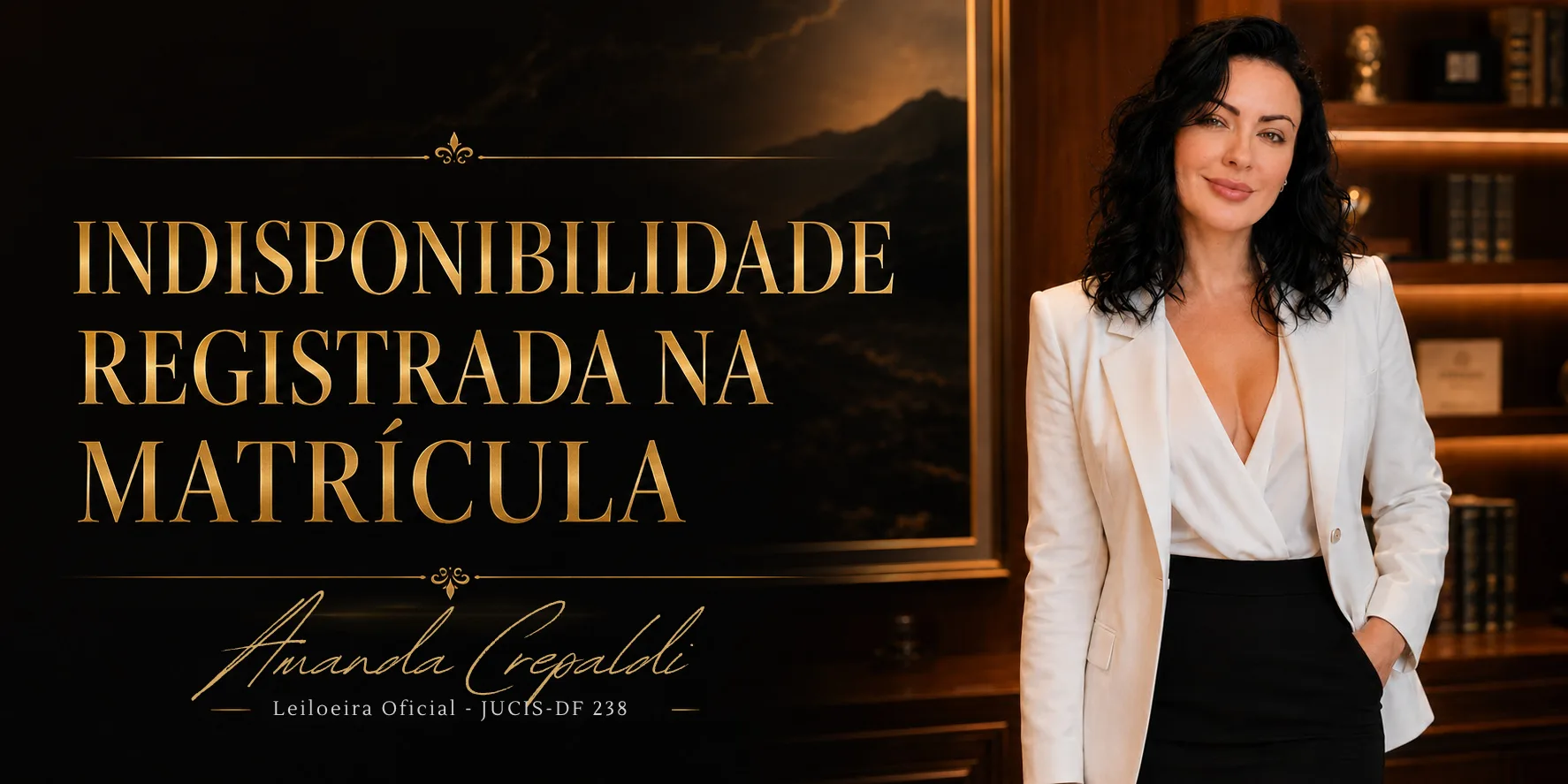 Arte TJDFT: Indisponibilidade Registrada na Matrícula