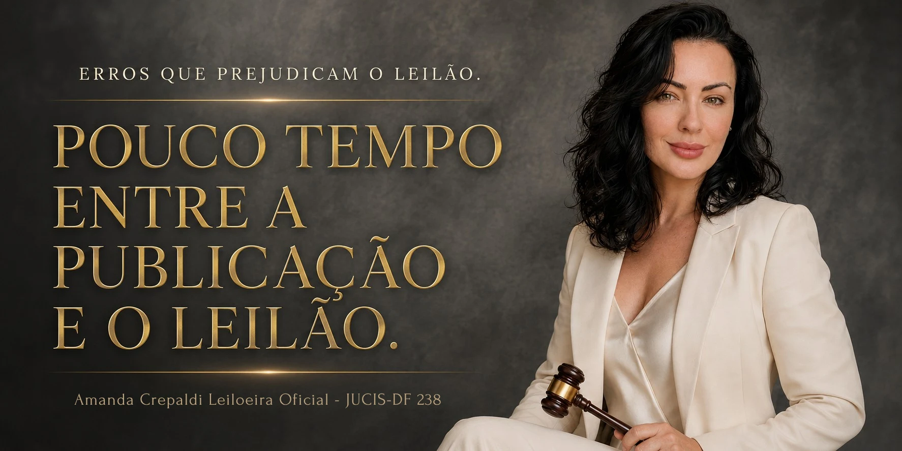 Arte TJDFT: Pouco Tempo Entre a Publicação e o Leilão.