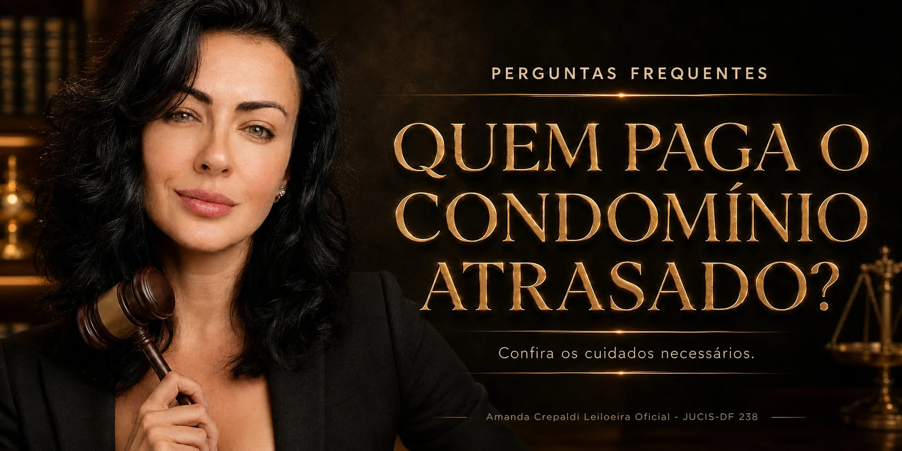 Arte TJDFT: Quem paga o condomínio atrasado?