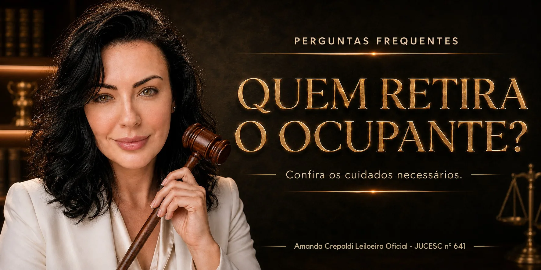 Arte TJSC: Quem retira o ocupante?