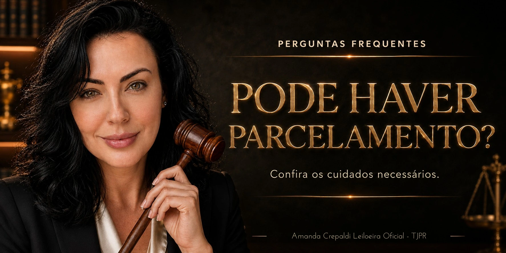 Arte: Pode haver parcelamento?