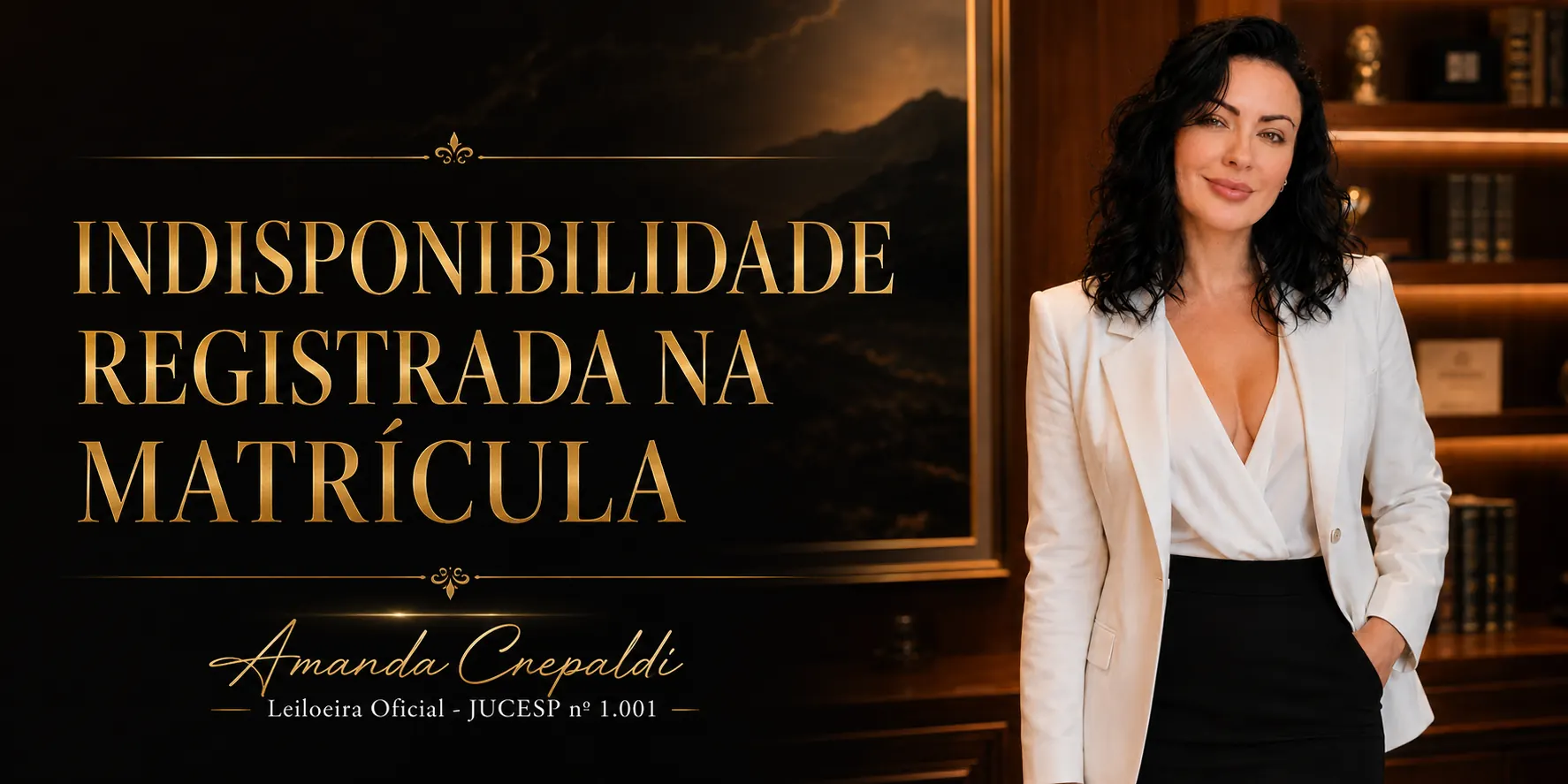 Arte: Indisponibilidade registrada na matrícula?