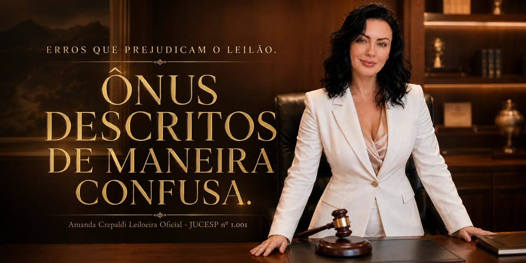 Arte: Ônus mal descritos podem anular o leilão