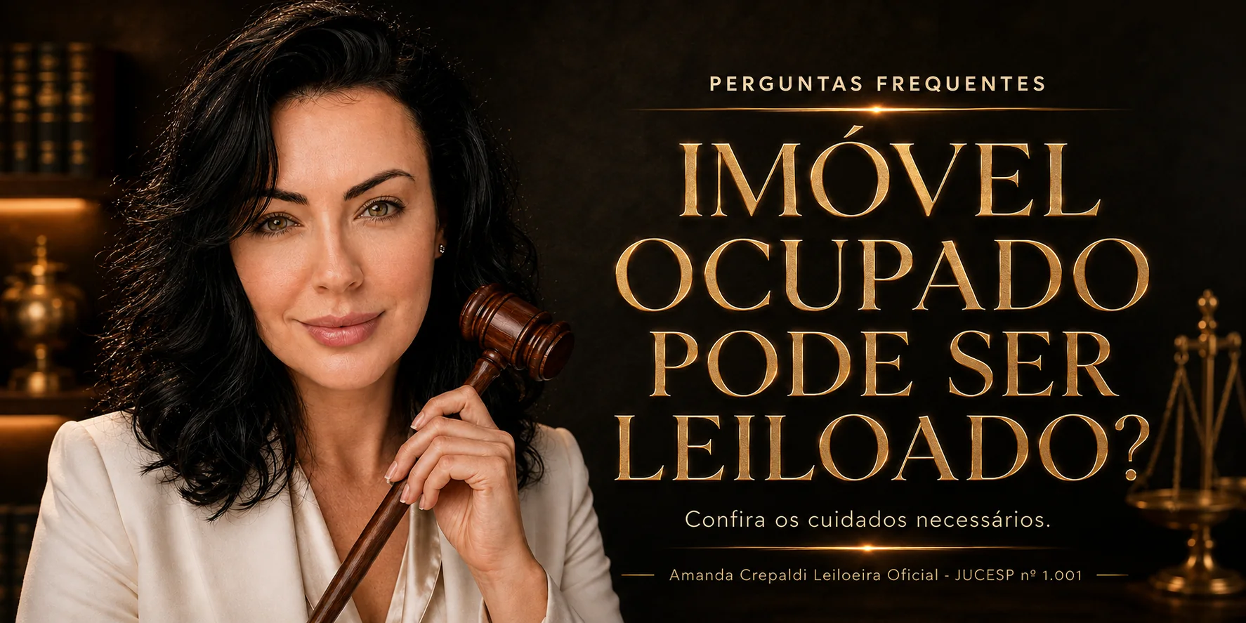 Arte: Imóvel ocupado pode ser leiloado