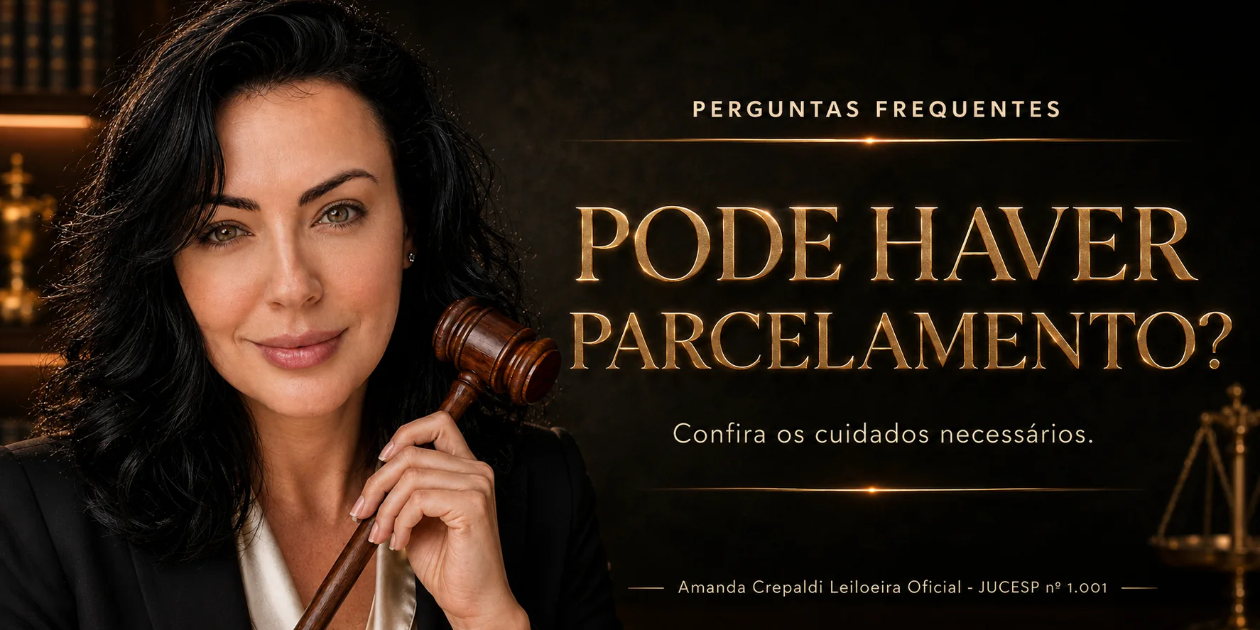 Arte: Pode haver parcelamento no leilão?